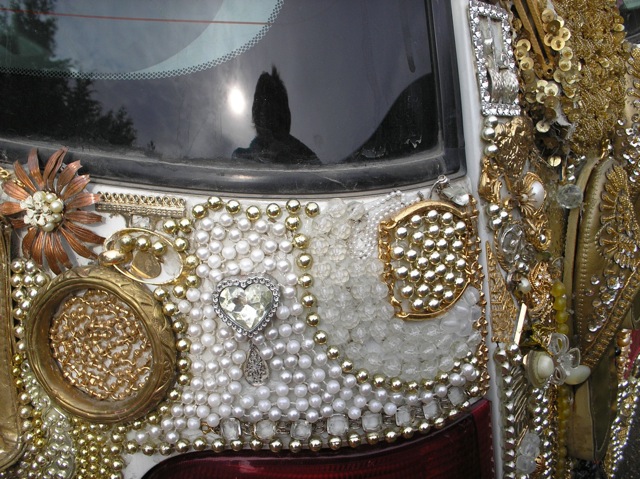 Detail of jeweled back