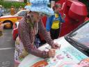 Painting Magnetic Paperdolls at Fremont Fair